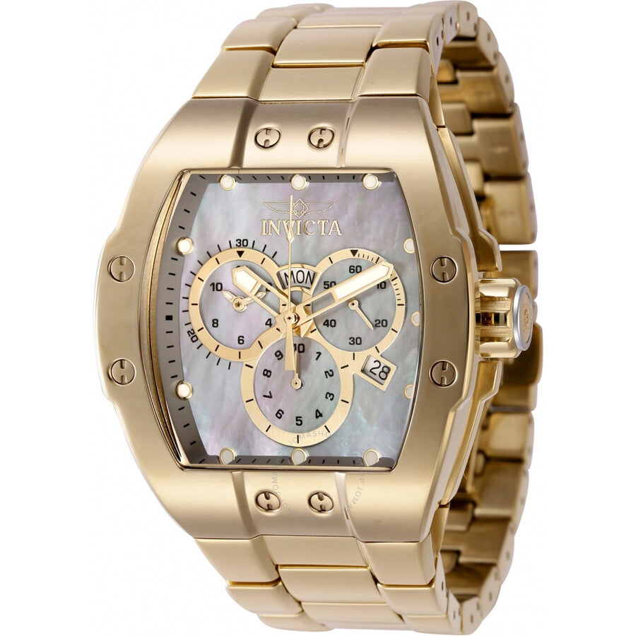 Invicta S1 Rally Chronograph Quartz Platinum Dial Men's Watch 45702 - Dawson Watches