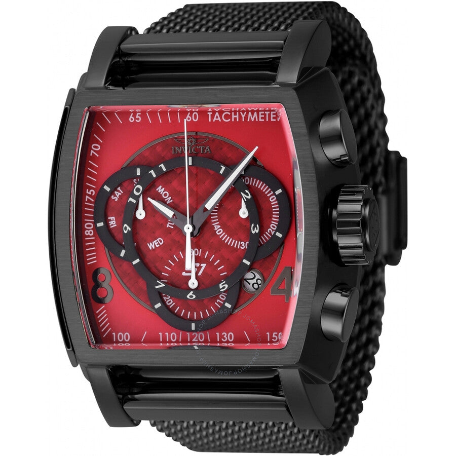 Invicta S1 Rally Chronograph Quartz Red Dial Men's Watch 46012 - Dawson Watches