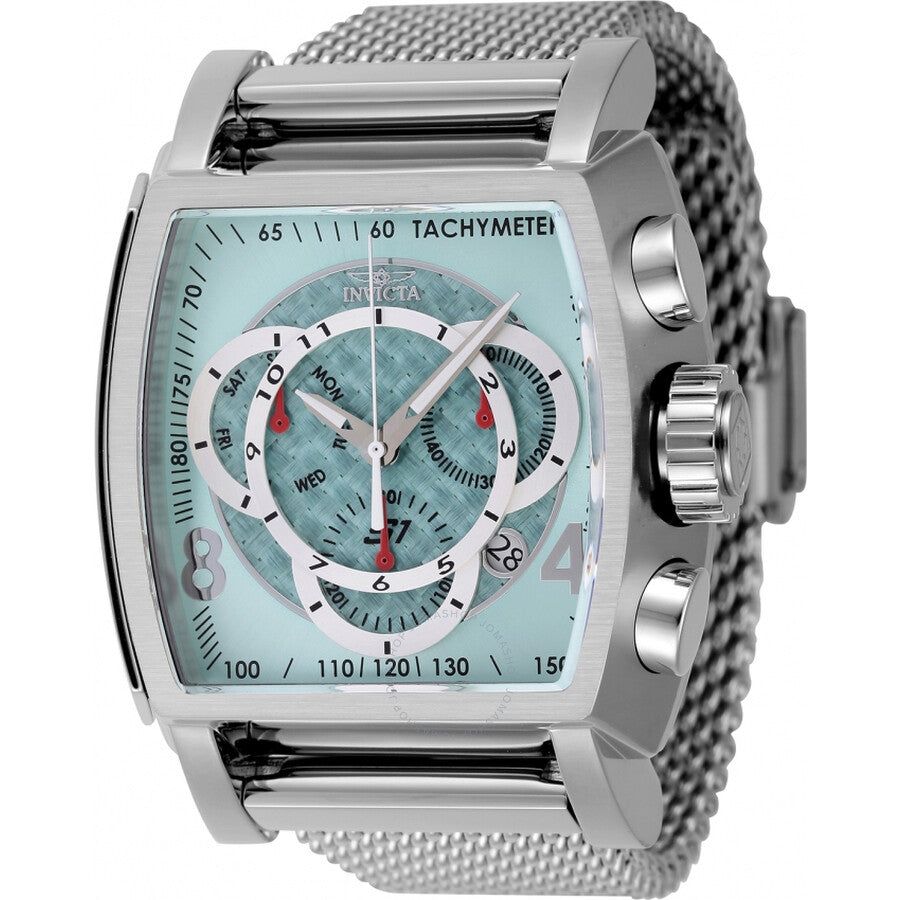 Invicta S1 Rally Chronograph Quartz Turquoise Dial Men's Watch 46009 - Dawson Watches
