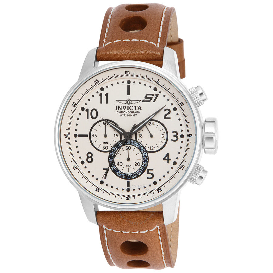 Invicta S1 Rally Chronograph Quartz White Dial Men's Watch 16009 - Dawson Watches