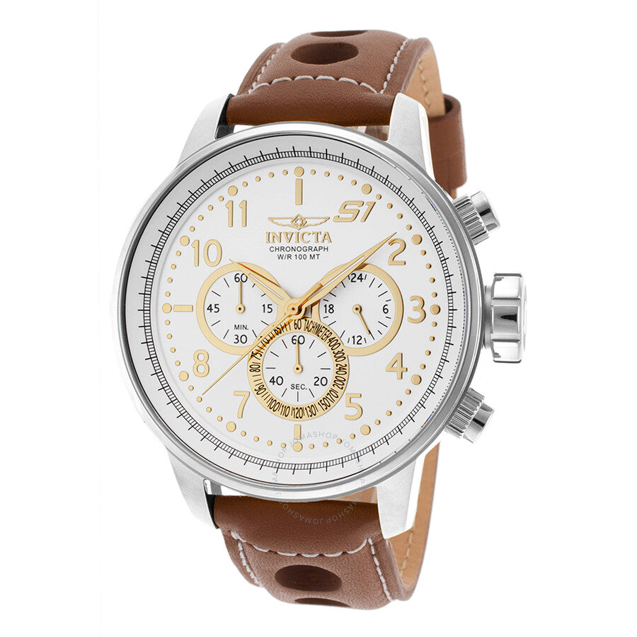 Invicta S1 Rally Chronograph White Dial Men's Watch 16010 - Dawson Watches