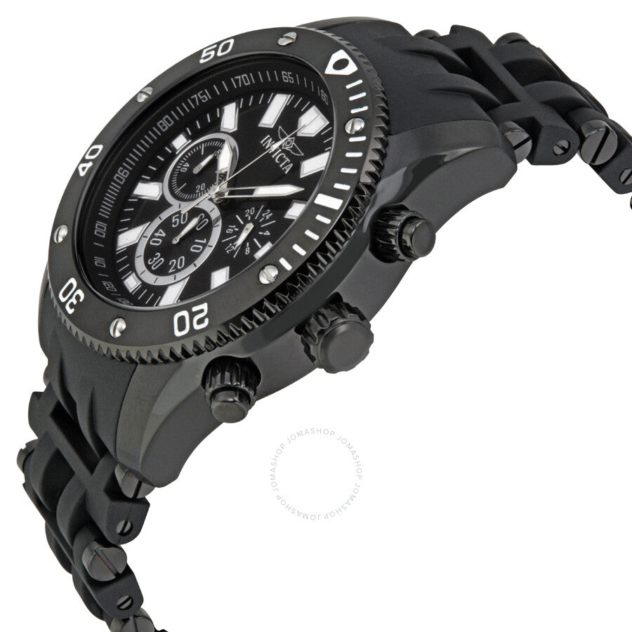 Invicta Sea Spider Chronograph Black Dial Men's Watch 14862 - Dawson Watches #2
