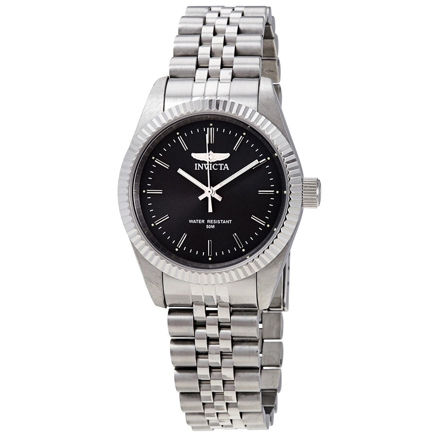 Invicta Specialty Black Dial Stainless Steel Ladies Watch 29395 - Dawson Watches