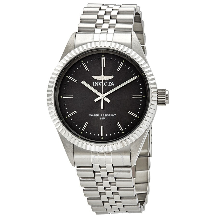 Invicta Specialty Black Dial Stainless Steel Men's Watch 29372 - Dawson Watches