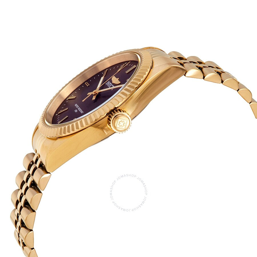 Invicta Specialty Brown Dial Yellow Gold-tone Men's Watch 29387 - Dawson Watches #2
