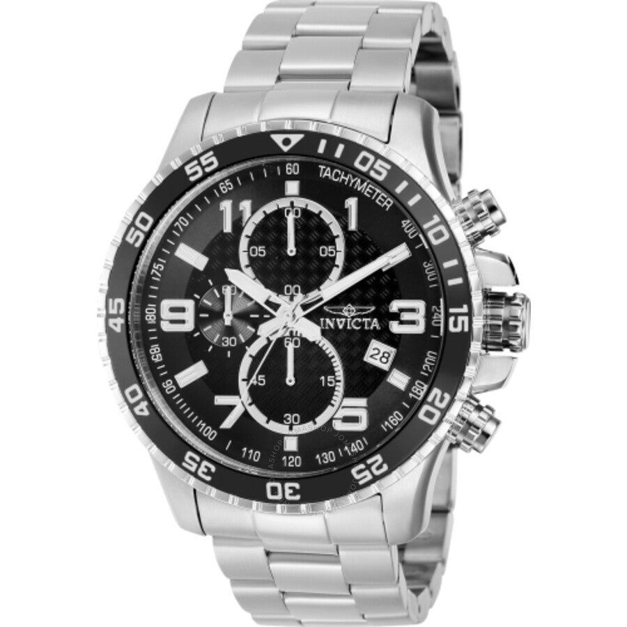 Invicta Specialty Chronograph Quartz Black Dial Men's Watch 37146 - Dawson Watches