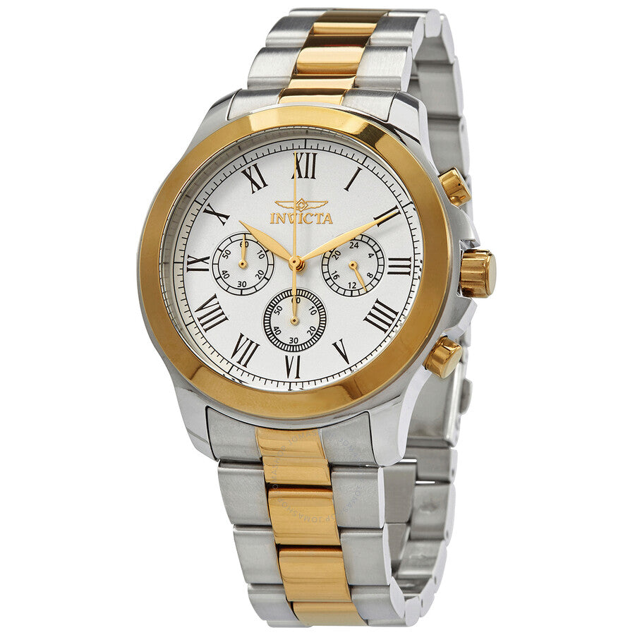 Invicta Specialty Chronograph Silver Dial Men's Watch 21659 - Dawson Watches