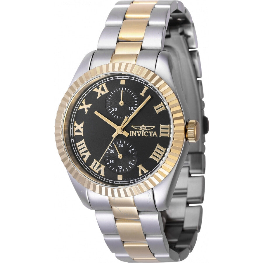 Invicta Specialty GMT Quartz Black Dial Ladies Watch 47439 - Dawson Watches