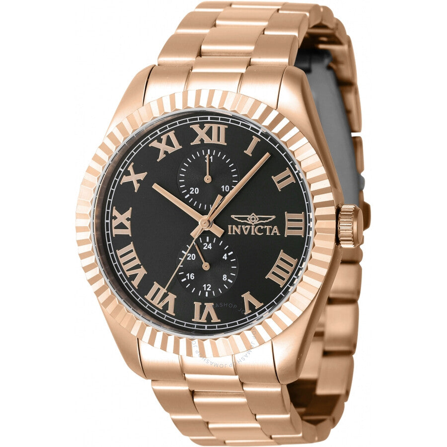 Invicta Specialty GMT Quartz Black Dial Men's Watch 47432 - Dawson Watches