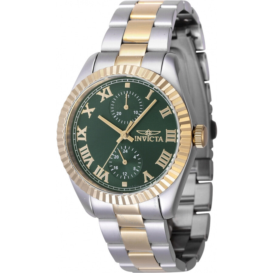 Invicta Specialty GMT Quartz Green Dial Ladies Watch 47441 - Dawson Watches
