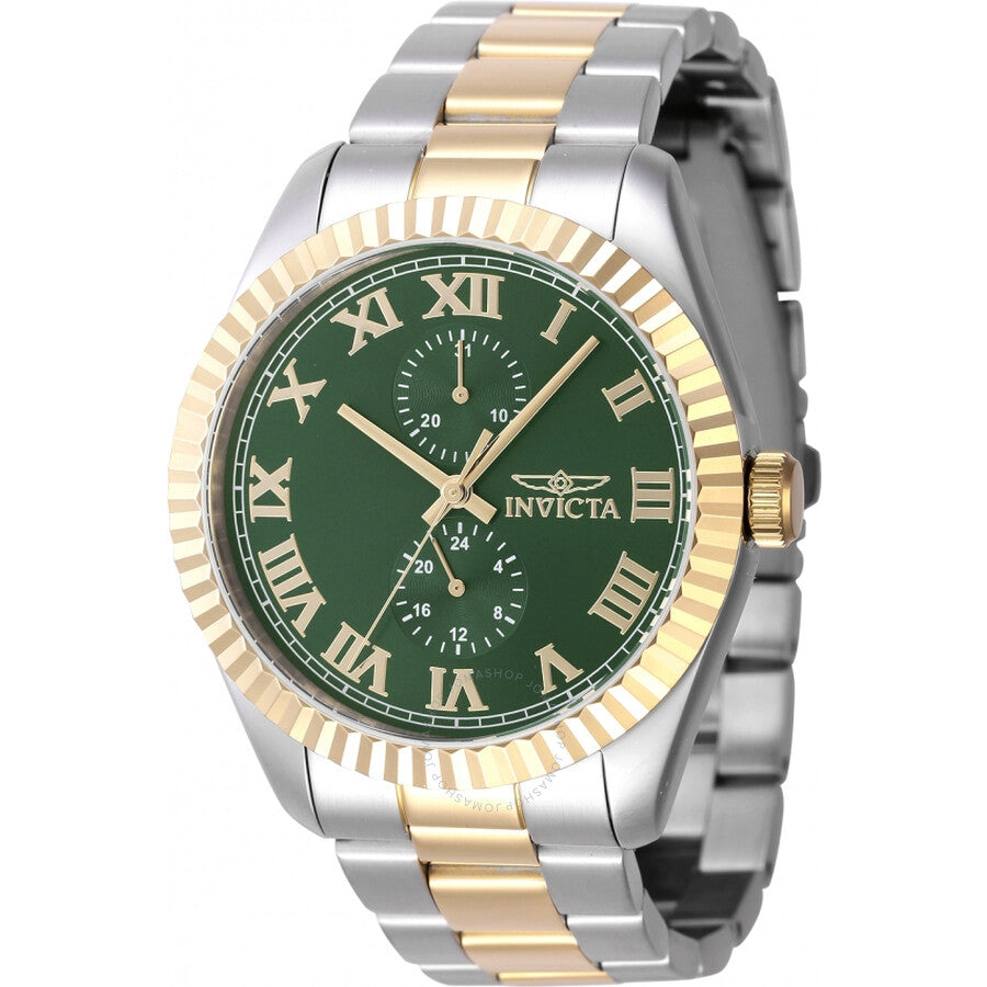 Invicta Specialty GMT Quartz Green Dial Men's Watch 47427 - Dawson Watches