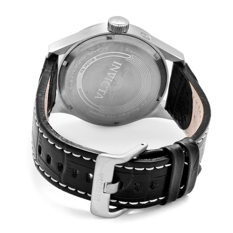 Invicta Specialty Military Multi-Function Blue Dial Black Leather Men's Watch 10490 - Dawson Watches #3