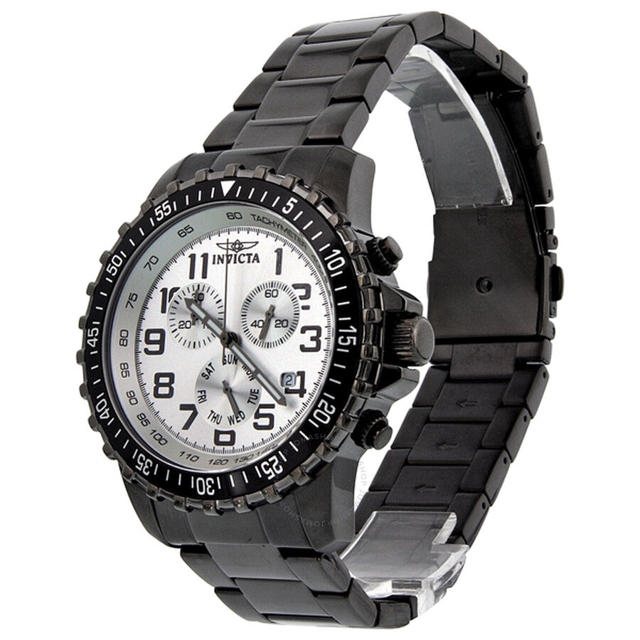Invicta Specialty Pilot Chronograph Silver Dial Men's Watch 11370 - Dawson Watches #2