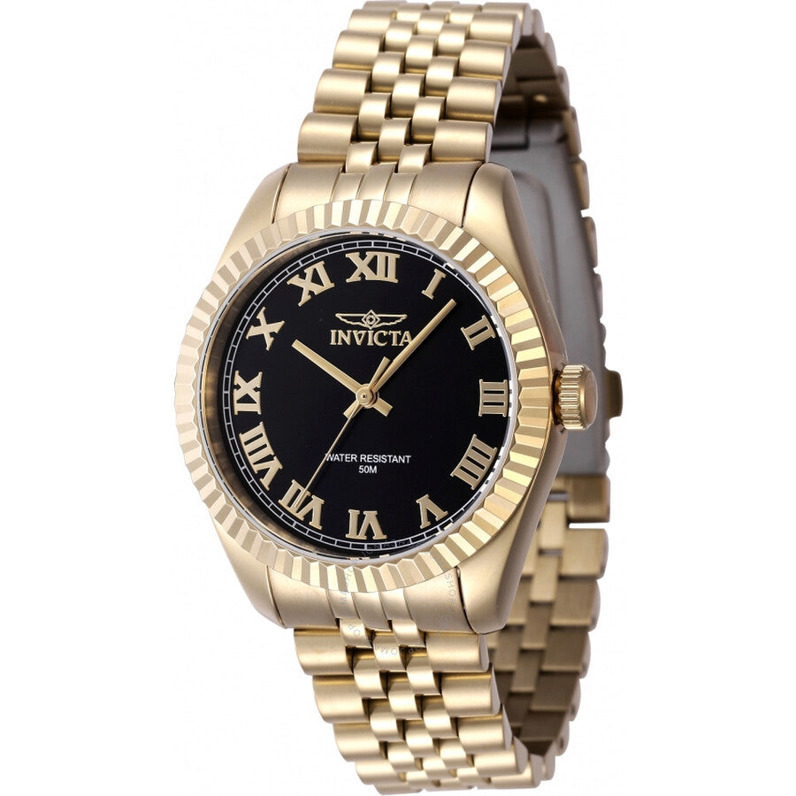 Invicta Specialty Quartz Black Dial Ladies Watch 47417 - Dawson Watches
