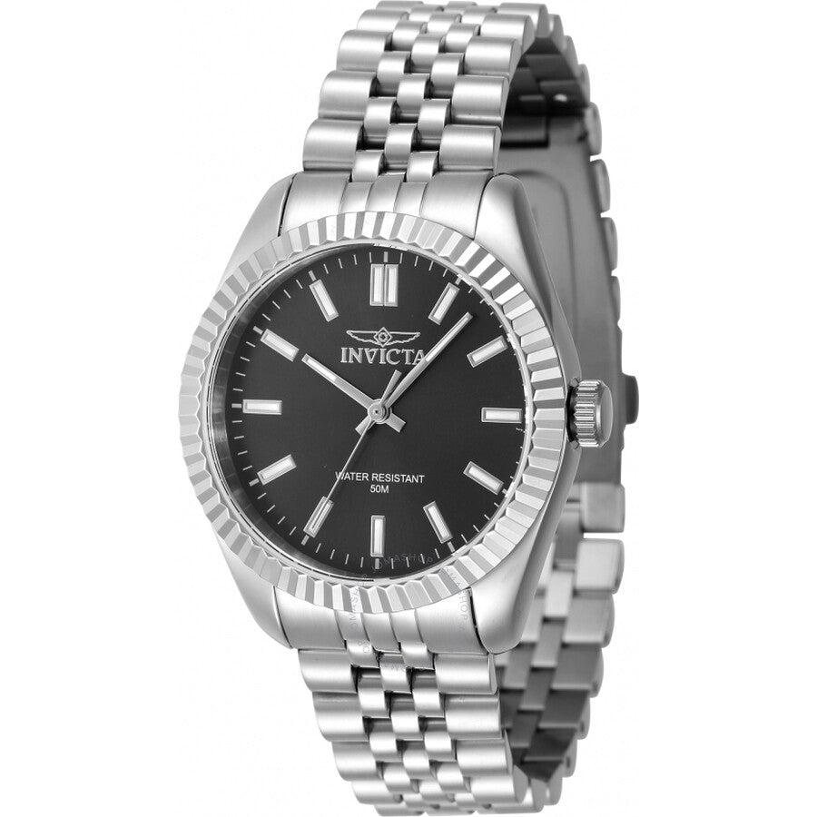 Invicta Specialty Quartz Black Dial Ladies Watch 47494 - Dawson Watches