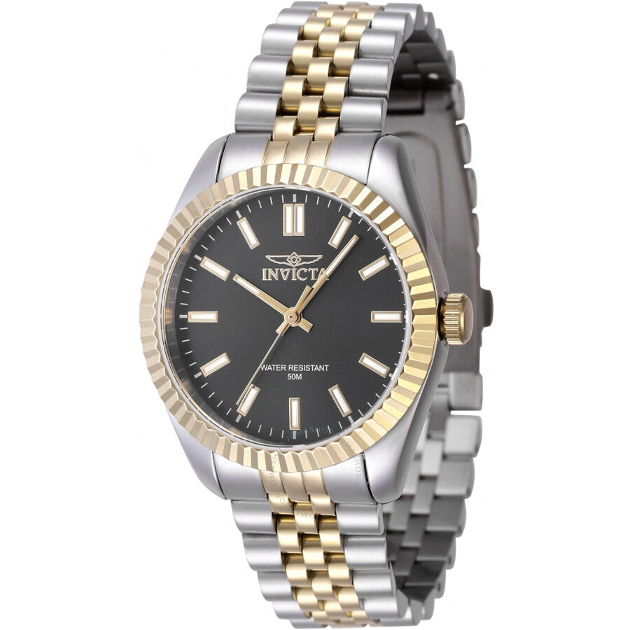 Invicta Specialty Quartz Black Dial Ladies Watch 47499 - Dawson Watches