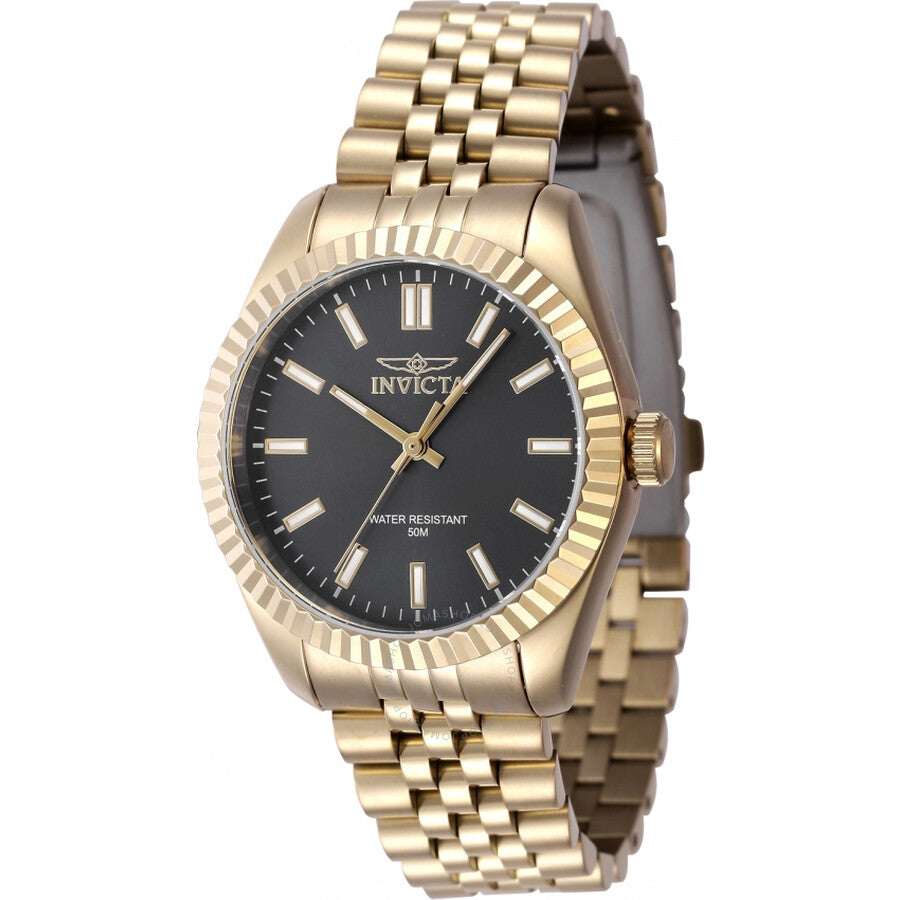 Invicta Specialty Quartz Black Dial Ladies Watch 47504 - Dawson Watches
