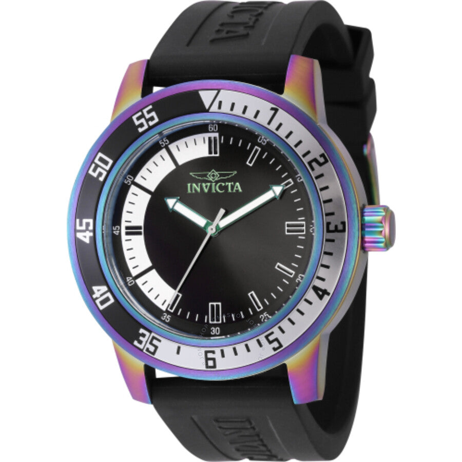 Invicta Specialty Quartz Black Dial Men's Watch 37011 - Dawson Watches