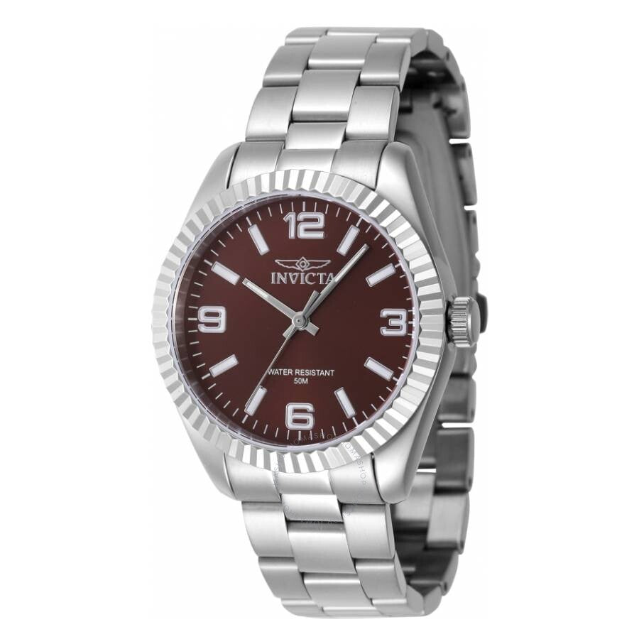 Invicta Specialty Quartz Copper Dial Stainless Steel Ladies Watch 47467 - The Watches Men & Co