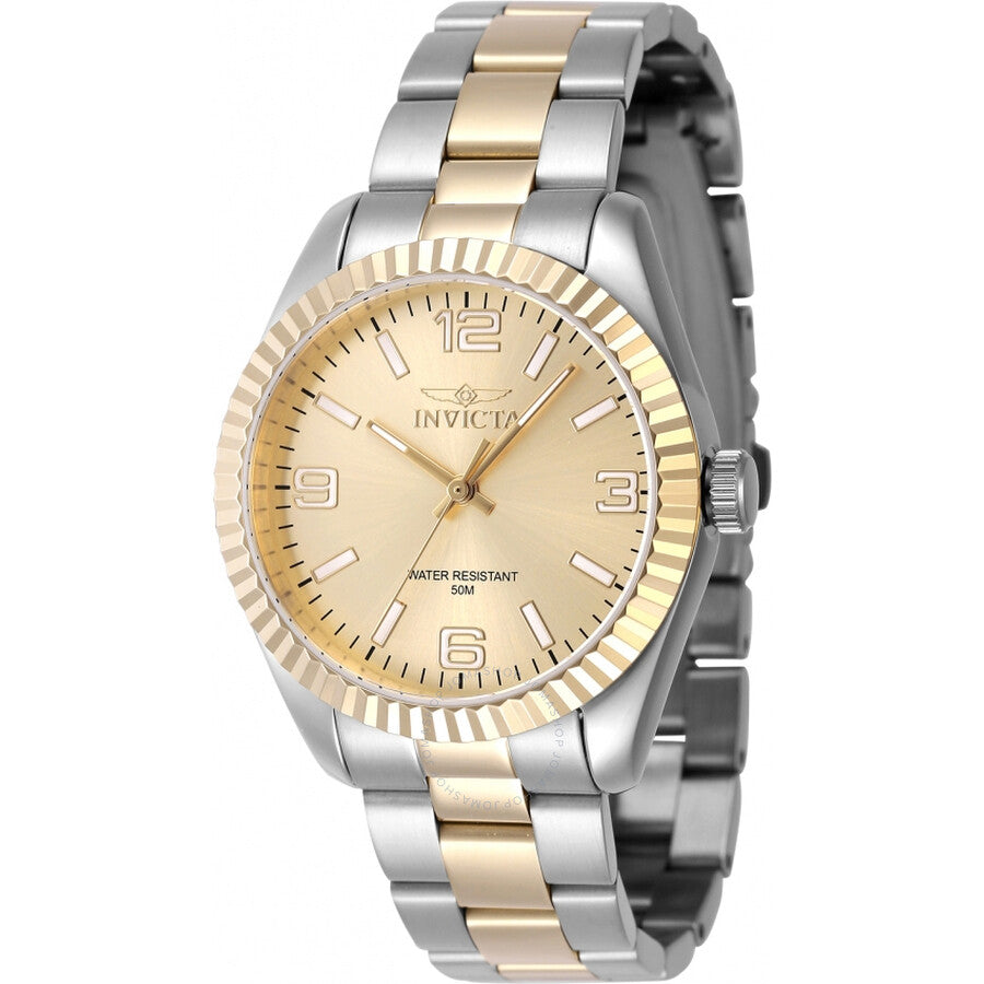 Invicta Specialty Quartz Gold Dial Ladies Watch 47472 - Dawson Watches