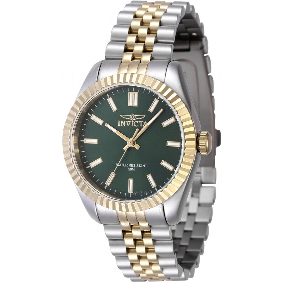 Invicta Specialty Quartz Green Dial Ladies Watch 47501 - Dawson Watches