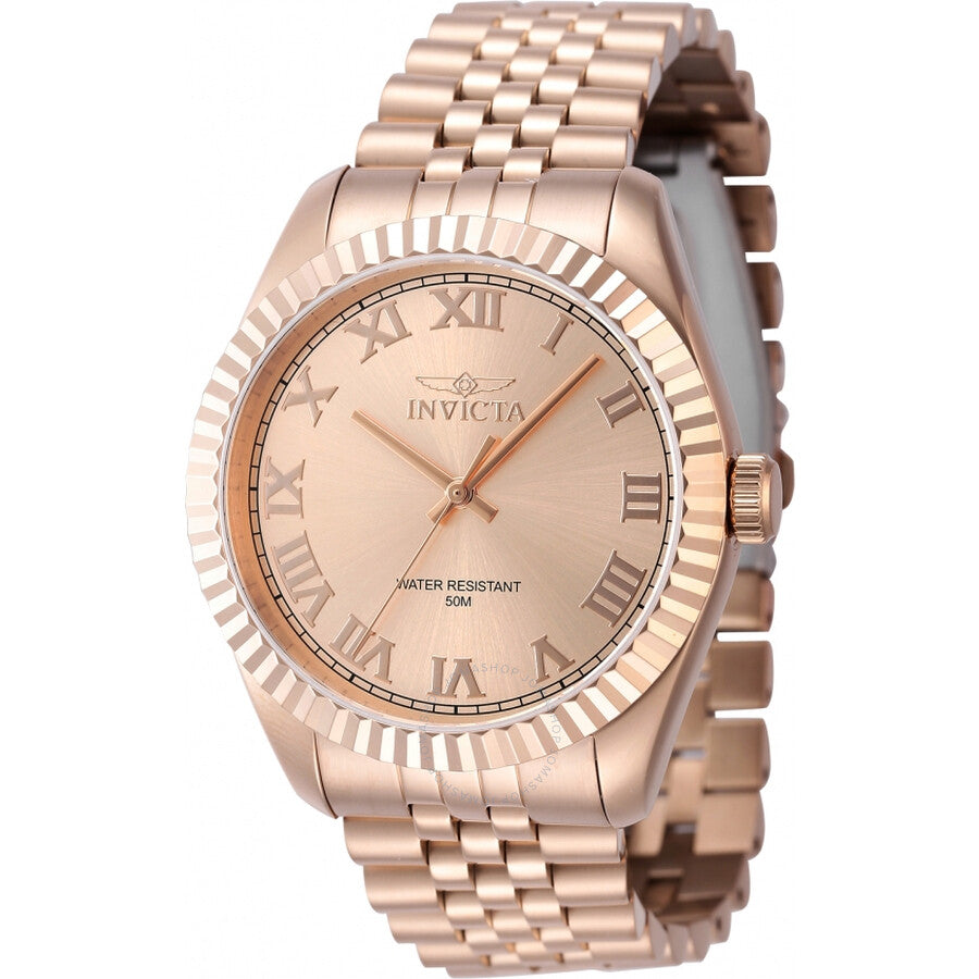 Invicta Specialty Quartz Rose Gold Dial Men's Watch 47407 - Dawson Watches