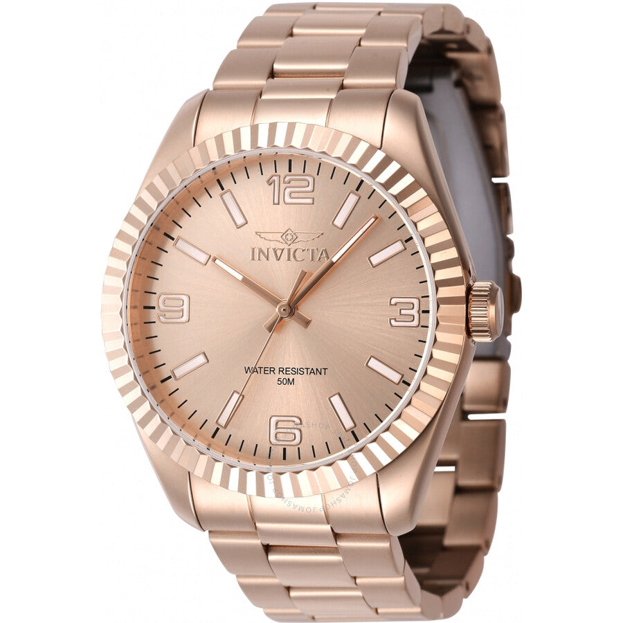 Invicta Specialty Quartz Rose Gold Dial Men's Watch 47462 - Dawson Watches
