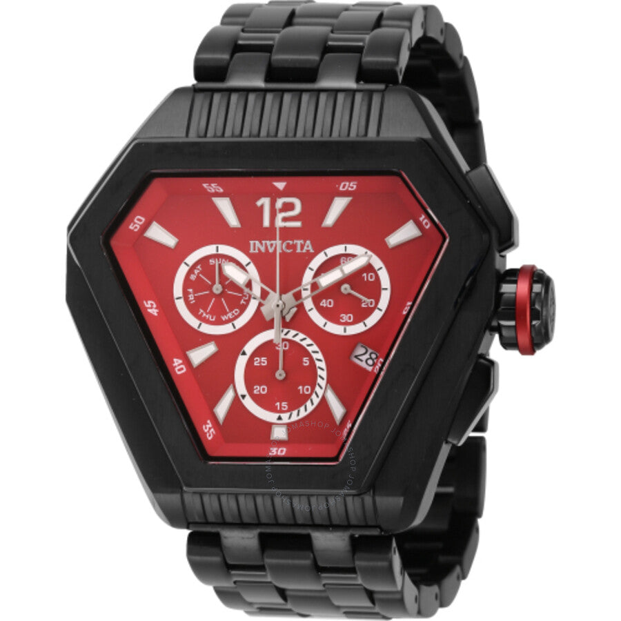 Invicta Speedway Chronograph Date Quartz Red Dial Men's Watch 46098 - Dawson Watches