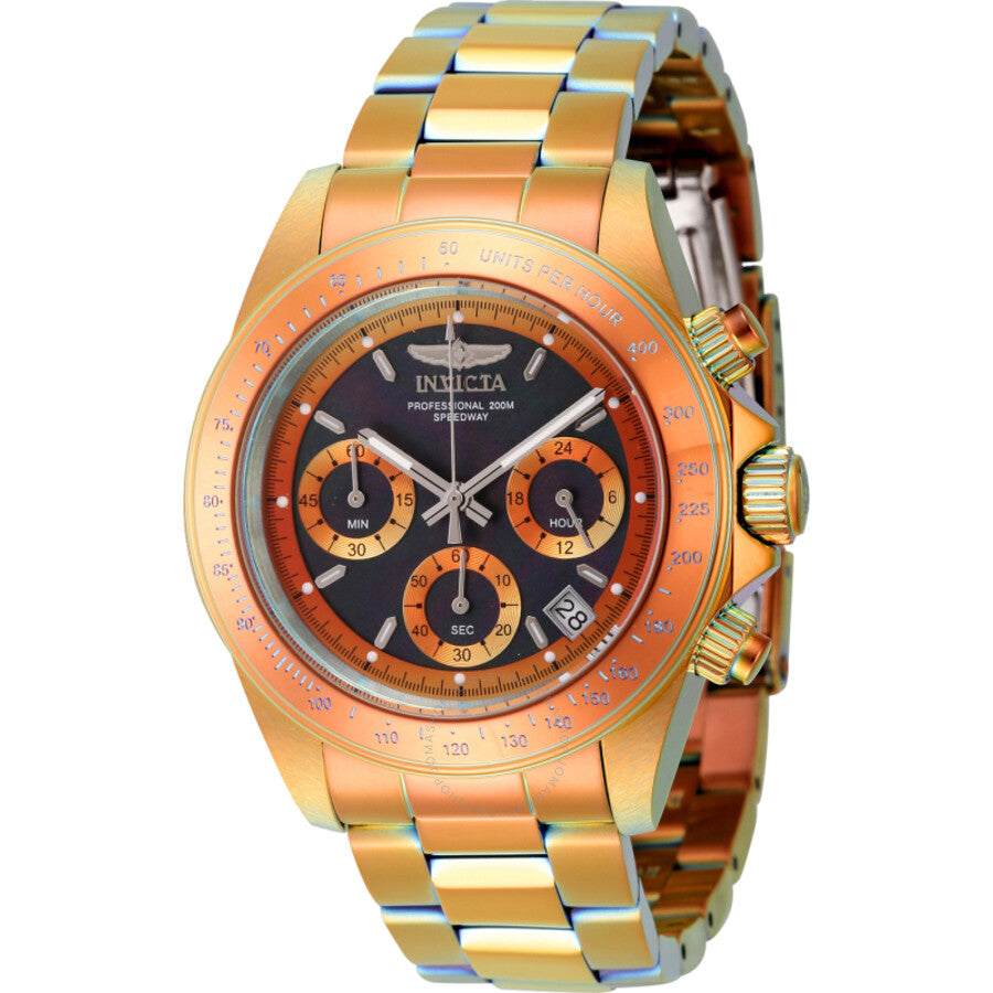 Invicta Speedway Chronograph Quartz Black Dial Men's Watch 45850 - Dawson Watches
