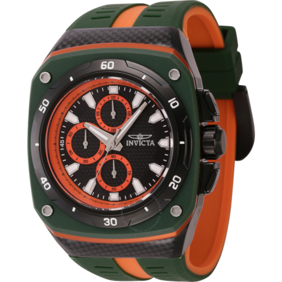 Invicta Speedway Chronograph Quartz Black Dial Men's Watch 46107 - Dawson Watches