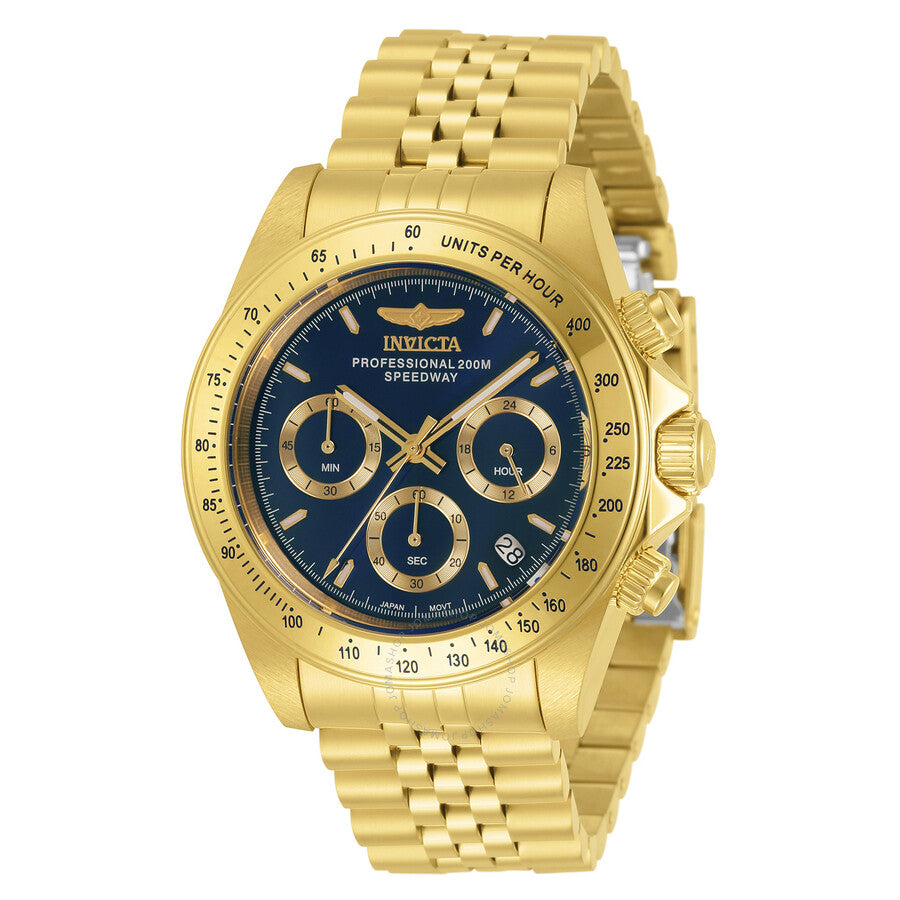 Invicta Speedway Chronograph Quartz Blue Dial Men's Watch 30999 - Dawson Watches