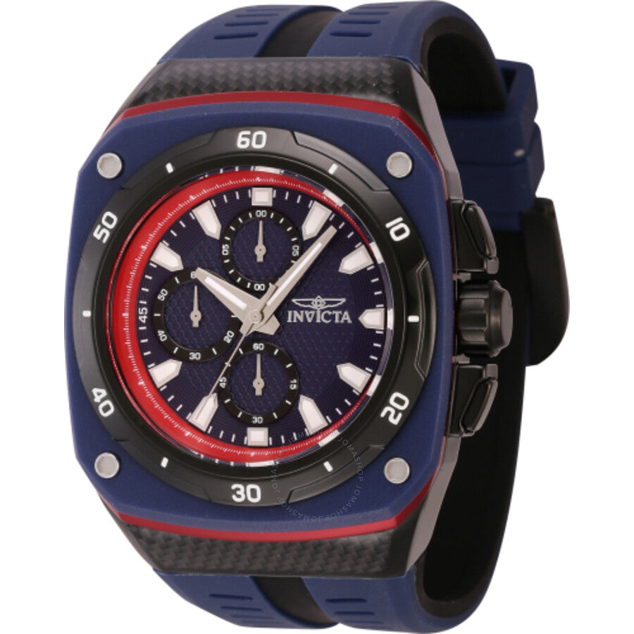 Invicta Speedway Chronograph Quartz Blue Dial Men's Watch 46108 - Dawson Watches