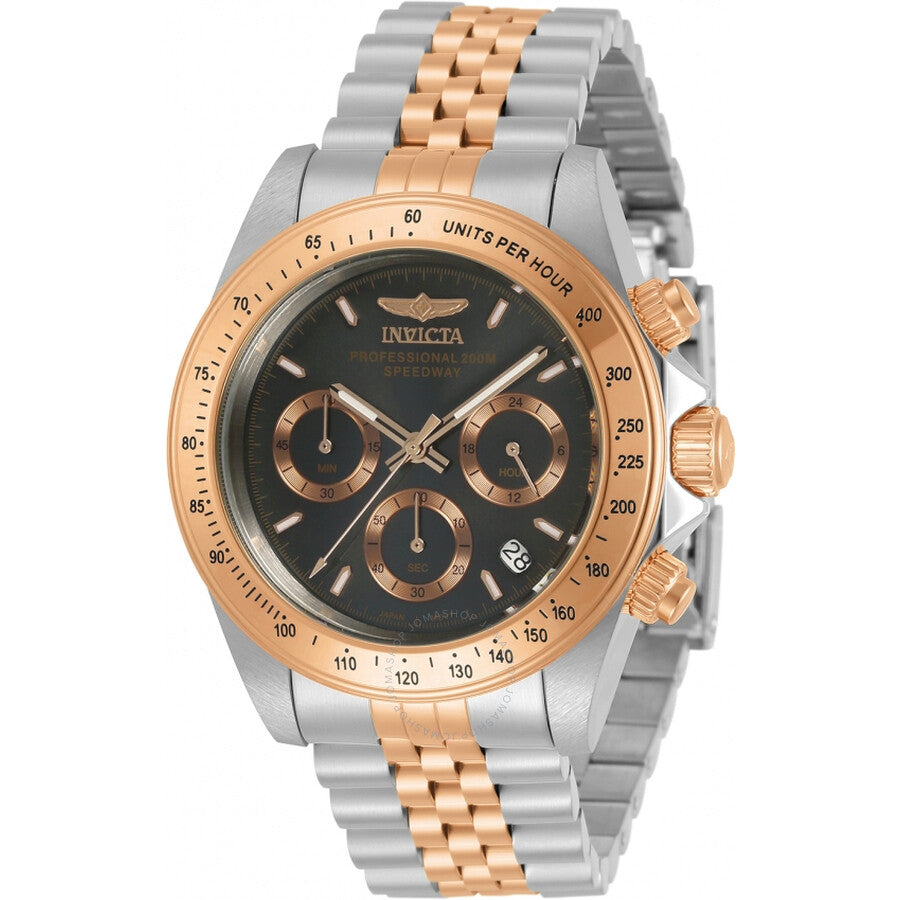 Invicta Speedway Chronograph Quartz Charcoal Dial Men's Watch 30993 - Dawson Watches