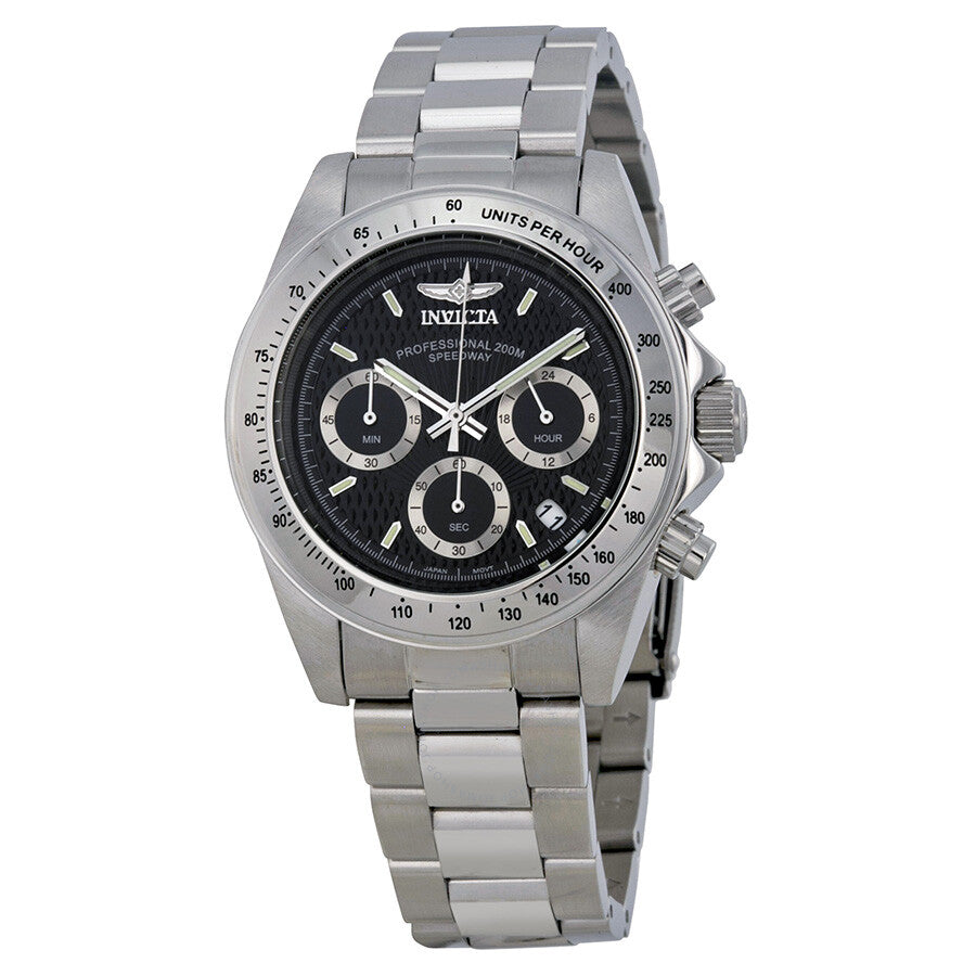 Invicta Speedway Chronograph Black Dial Men's Watch 9223 - Dawson Watches