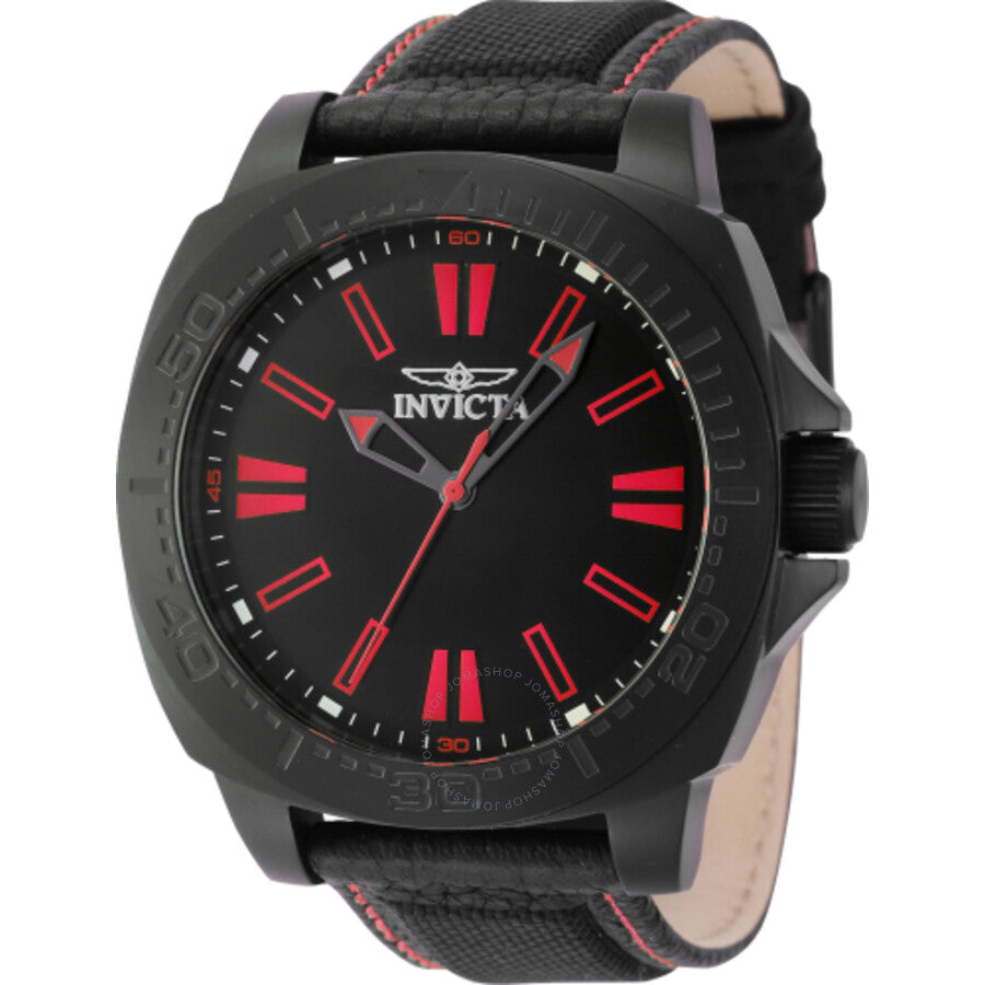 Invicta Speedway Quartz Black Dial Men's Watch 46309 - Dawson Watches