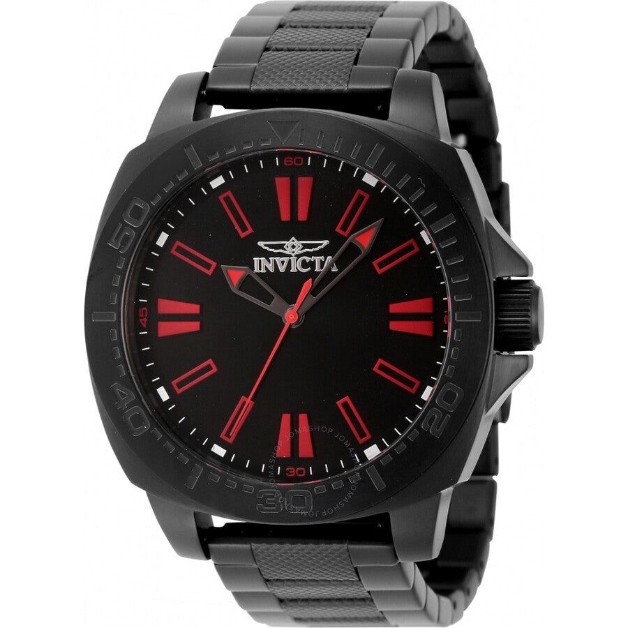Invicta Speedway Quartz Black Dial Men's Watch 46315 - Dawson Watches