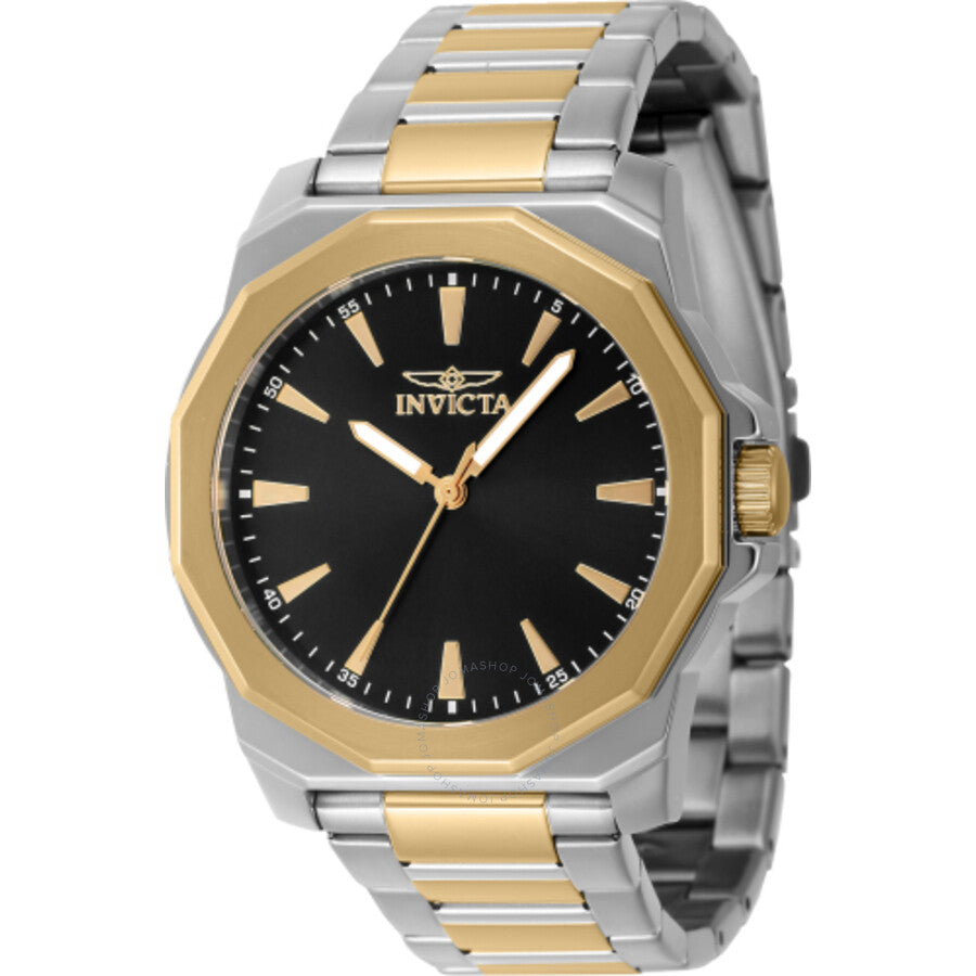 Invicta Speedway Quartz Black Dial Men's Watch 46834 - Dawson Watches