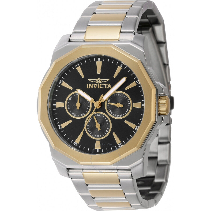 Invicta Speedway Quartz Black Dial Men's Watch 46845 - Dawson Watches