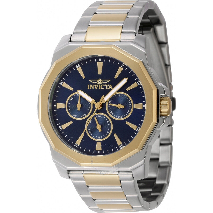 Invicta Speedway Quartz Date Day Blue Dial Men's Watch 46848 - Dawson Watches