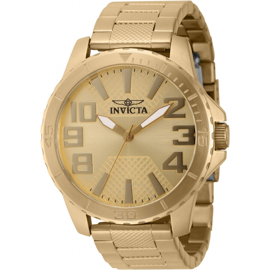 Invicta Speedway Quartz Gold Dial Men's Watch 46306 - Dawson Watches