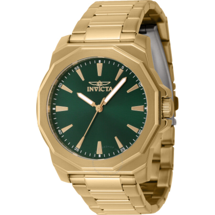 Invicta Speedway Quartz Green Dial Men's Watch 46841 - Dawson Watches