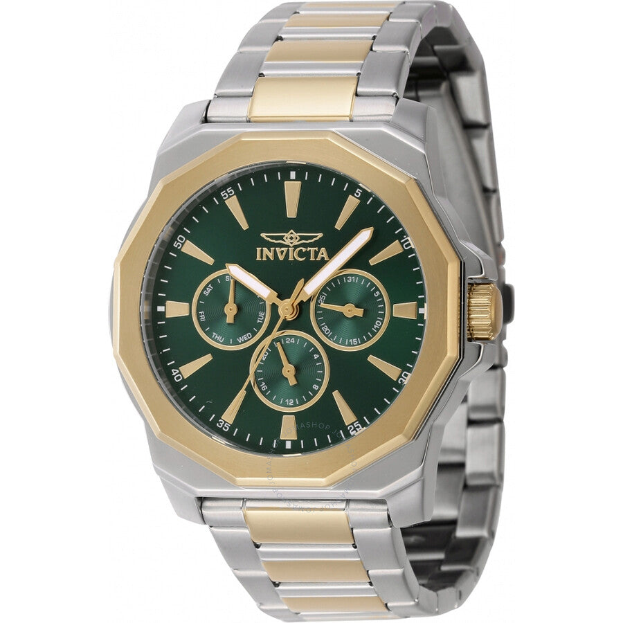Invicta Speedway Quartz Green Dial Men's Watch 46847 - Dawson Watches