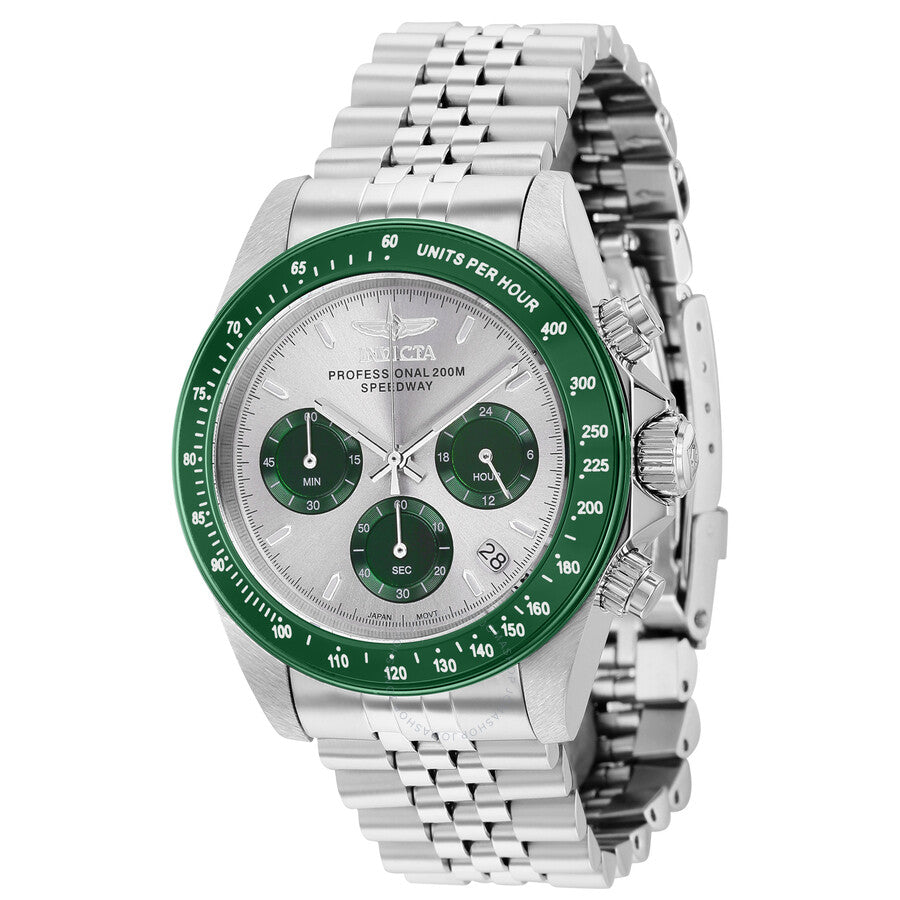 Invicta Speedway Silver-tone Dial Men's Watch 36734 - Dawson Watches