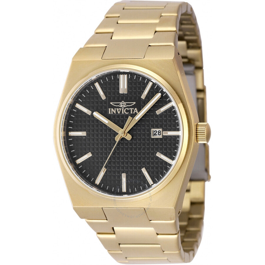 Invicta Speedway Zager Exclusive Quartz Black Dial Men's Watch 48395 - Dawson Watches