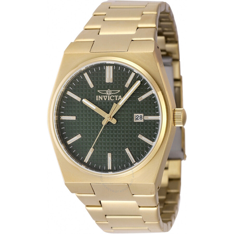 Invicta Speedway Zager Exclusive Quartz Green Dial Men's Watch 48399 - Dawson Watches