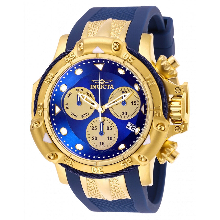 Invicta Subaqua Chronograph Date Day Blue Dial Men's Watch 26966 - Dawson Watches