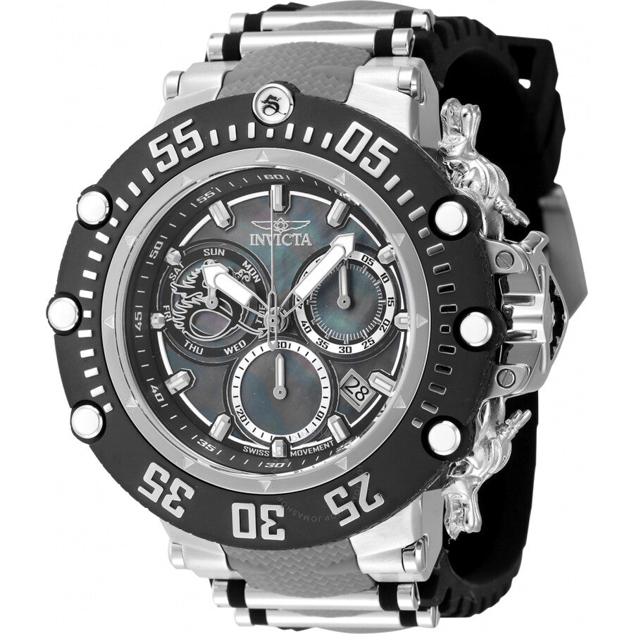 Invicta Subaqua Chronograph Quartz Silver Platinum Dial Men's Watch 47612 - Dawson Watches