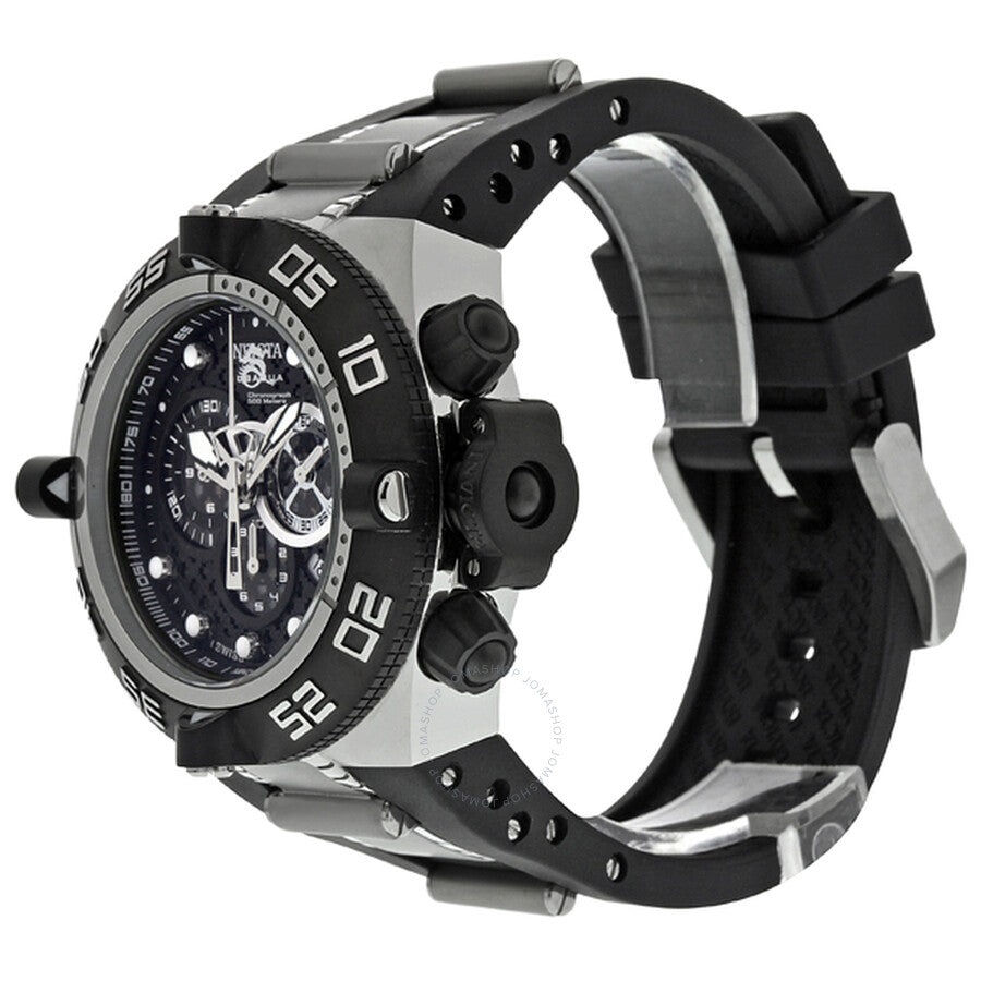 Invicta Subaqua Noma IV Black Dial Chronograph Stainless Steel Men's Watch 6564 - The Watches Men & Co #3