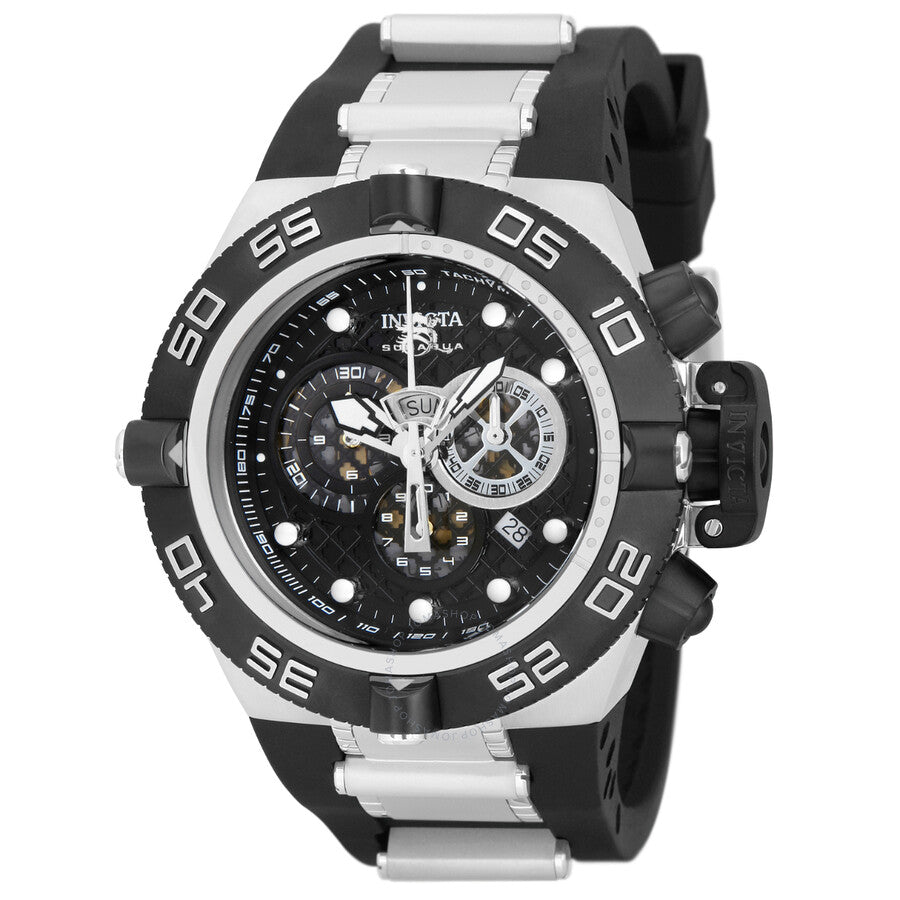 Invicta Subaqua Noma IV Black Dial Chronograph Stainless Steel Men's Watch 6564 - Dawson Watches