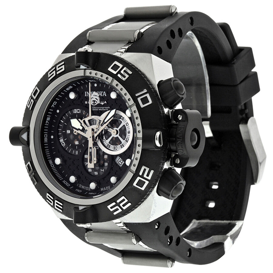 Invicta Subaqua Noma IV Black Dial Chronograph Stainless Steel Men's Watch 6564 - Dawson Watches #2